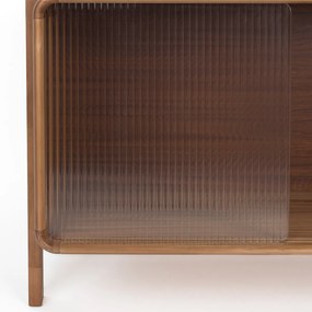 Zuiver Rise Walnut Design Wandkast Met Planken Walnoot - 90x35x180cm.
