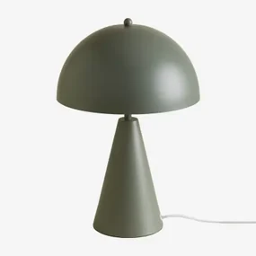 Metalen Tafellamp Jaliya Groen – Khaki - Sklum