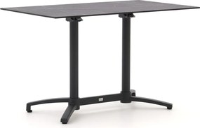 Inklapbare tafel Bellagio | Vierkant | Tuintafel Kunststof | 120x70cm | 4 personen | Kees Smit Tuinmeubelen