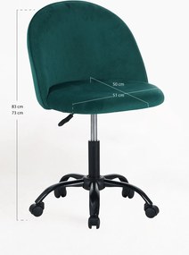 Black Vint Office Stoel