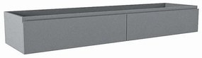 Mondiaz FOGE wastafelonderkast - 170x45x25cm - 2 lades - softclose - Plata M44204Plata