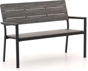 Parkbank Bellagio | Aluminium/Polywood | 2 personen | Tuinbank Grijs | 128cm | Kees Smit Tuinmeubelen