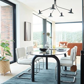 Set van 2 bouclette stoelen, Sarva