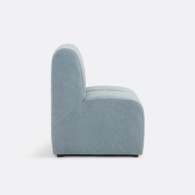 Modulaire tafelzetel, 1-zits, in fijne chenille, ANETA