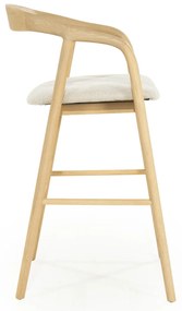 Eleonora Rayven Barkruk Hout Wabi Sabi Stijl Naturel