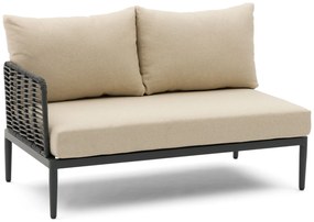 Hoek loungeset 6 personen Aluminium/wicker Grijs  Coco Ibiza