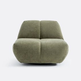 Draaifauteuil, reliëfstof, Nuria