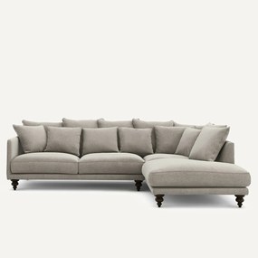 Chenille fluwelen hoekbank, Lazare