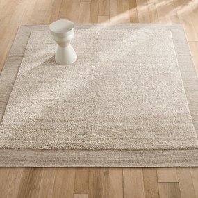 Vierkant wollen vloerkleed, XL, handgeknoopt, EDGI