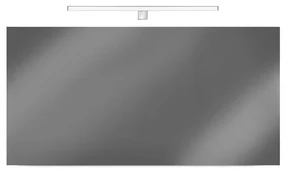 Looox B Line spiegel - 80x65cm - met anticondens - aluminium sp800-650