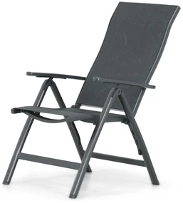 Tuinset 4 personen 180 cm Aluminium/textileen Grijs Hartman Sitges/Mateo