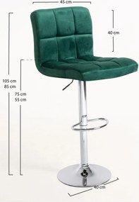 Pack 4 Taburetes Casper Terciopelo