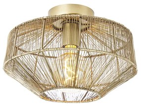 Moderne plafondlamp messing 30 cm - Bolti Modern E27 rond Binnenverlichting Lamp