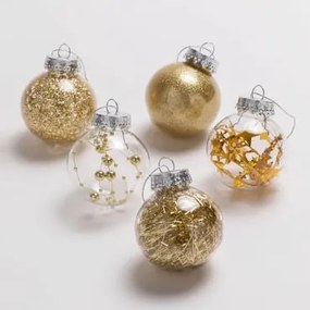 Set Van 30 Kerstversieringen Suvy Goud - Sklum