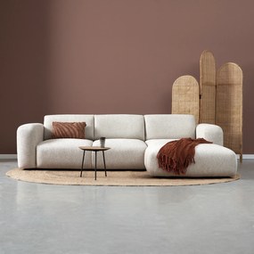 PEPP Interiors Soul Beige Hoekbank Met Chaise Longue Rechts