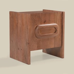 Vintage Design Nachtkastje Hout - 50x40x55cm.