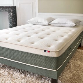 Hybride matras met veren + schuim, stevige ondersteuning, omhullend comfort