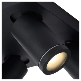 Lucide Taylor plafondlamp 4 spots 5W zwart