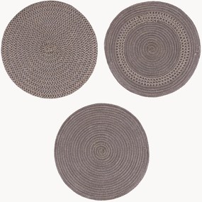 Linnen placemats Chocolate, 6-delig
