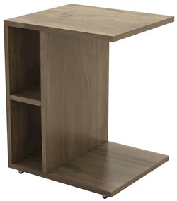 Homemania Salontafel Ceylin 45x35x57,5 cm walnootkleurig