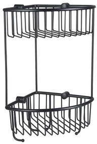 Eastbrook Solid messing doucherek dubbel hoek zwart mat