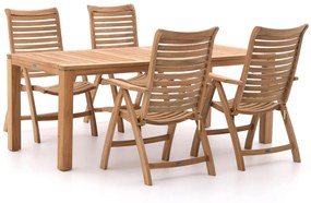 Sunyard Corby/Oxford 200cm dining tuinset 5-delig verstelbaar