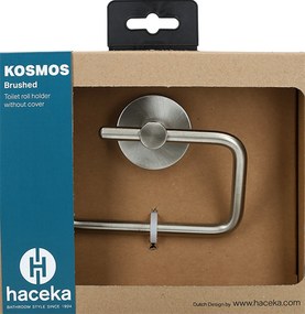 Haceka Kosmos toiletrolhouder zonder klep RVS-look