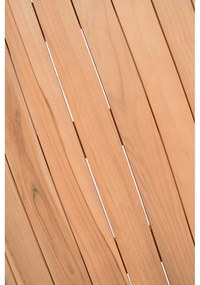 Tuintafel rond  160 cm Aluminium Grijs   Basso teak