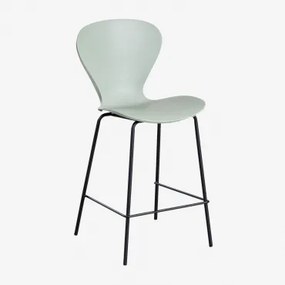 Taburete Alto Uit Celadon & ↑66 Cm & Zwart - Sklum