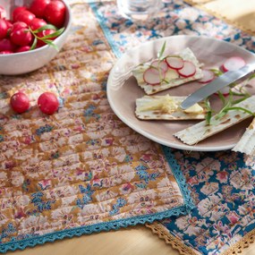 Set van 2 placemats in voilekatoen, Jadav