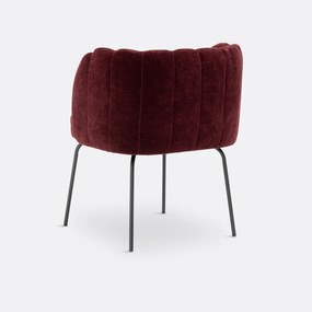 Tafelfauteuil in fluweel, Douna