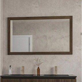 Saniclass Holz Base Spiegel - 120x70cm - donker eiken SW773974