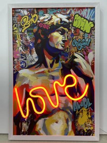 Neon Art Statue