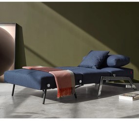Innovation Living Cubed 90 Chrome 1-persoons Slaapbank 90