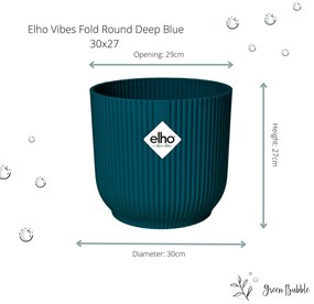 Pot elho Vibes Fold Round blauw