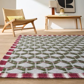 Vloerkleed met geometrische motieven, YSE