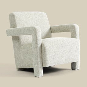 Japandi Fauteuil Beige Stof