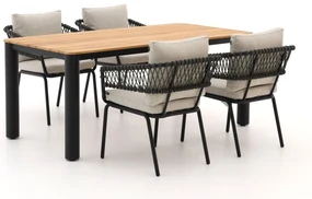Hartman Winston 180cm dining tuinset 5-delig stapelbaar