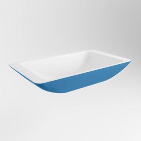 Mondiaz Topi Solid Surface waskom 60x35cm jeans / talc