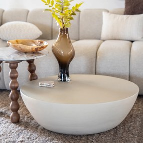 Cirkel Betonnen Salontafel - 80 X 80cm.