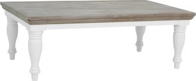 Tower Living Landelijke Salontafel Greywash Fleur - 130 X 75cm.