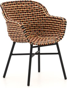 Dining tuinstoel | Hartman Delphine | Wicker (vlechtwerk) | Rood | Kees Smit Tuinmeubelen