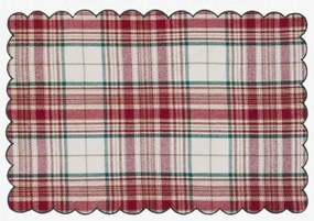 Isgren Katoenen Placemat Wijn Rood - Sklum