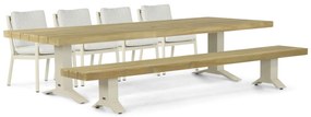 Picknick Set 8 personen 330 cm Aluminium/rope Taupe Coco Sevilla/Superior