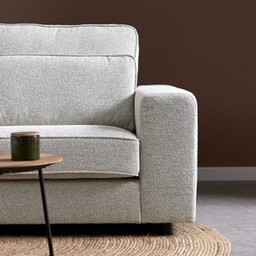 Hoekbank Met Dubbele Rugkussens Beige L