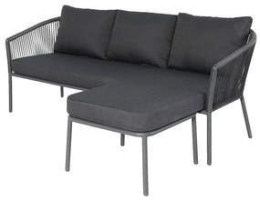 Baratti Chaise Longue Loungeset - Limoges - Antraciet - Rope - Baratti