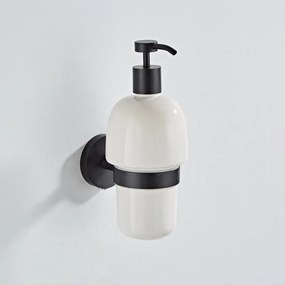 Saniclear Nero zeepdispenser mat zwart