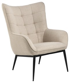 Beige Fauteuil Stof