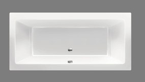 Xenz Society ligbad 175x80x50cm edelweis