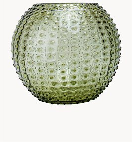 Handgemaakte vaas Hobnail Globe met reliëf